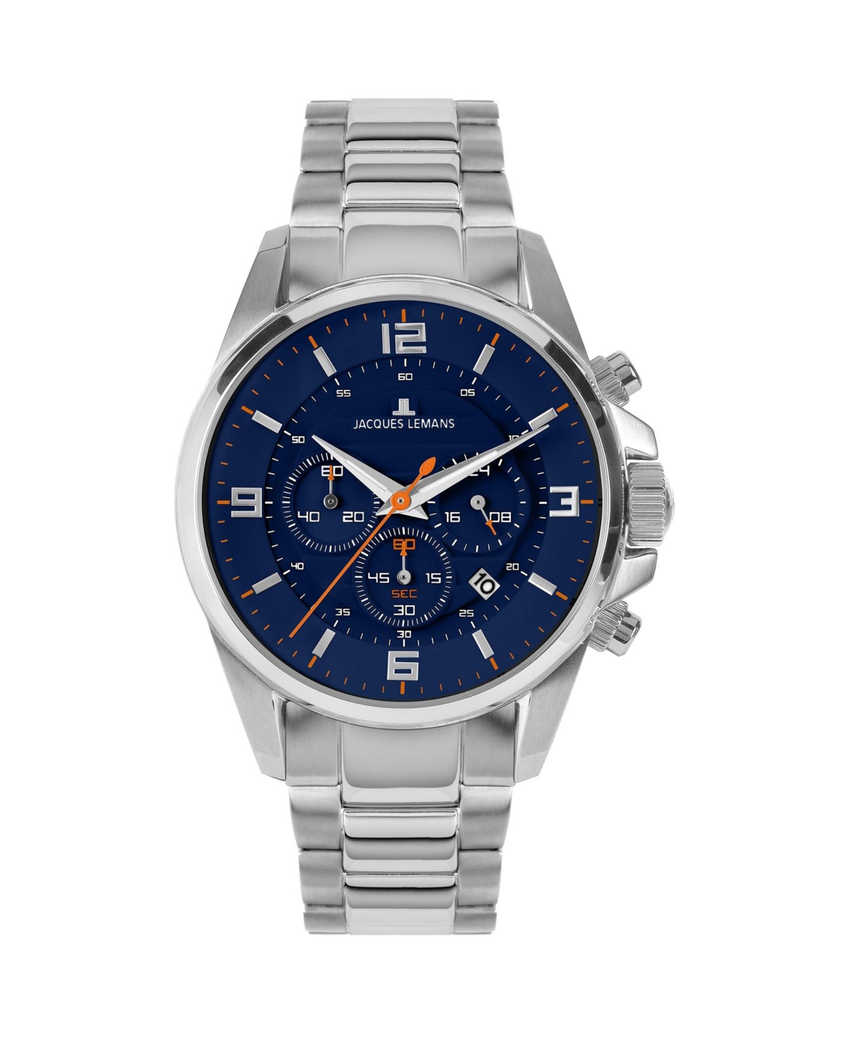 Men's Liverpool Watch with Solid Stainless Steel Band, Chronograph 1-2118 - Dark blue