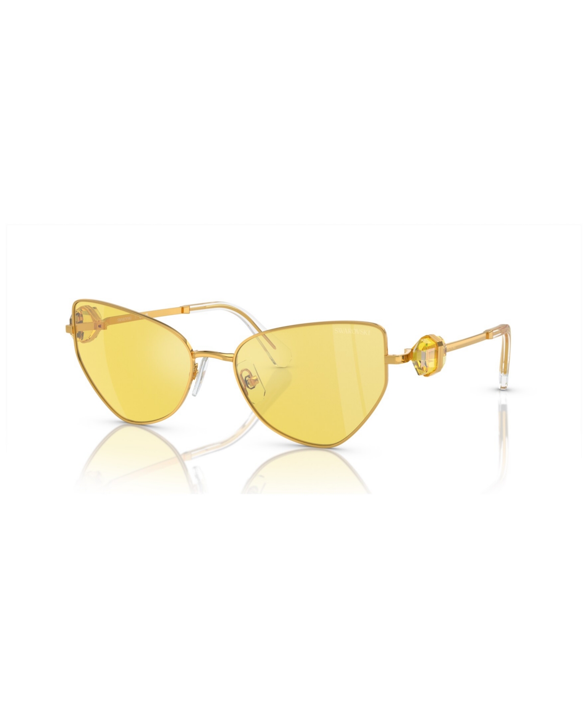 Shop Swarovski Women's Sunglasses Sk7003 In Gold,yellow