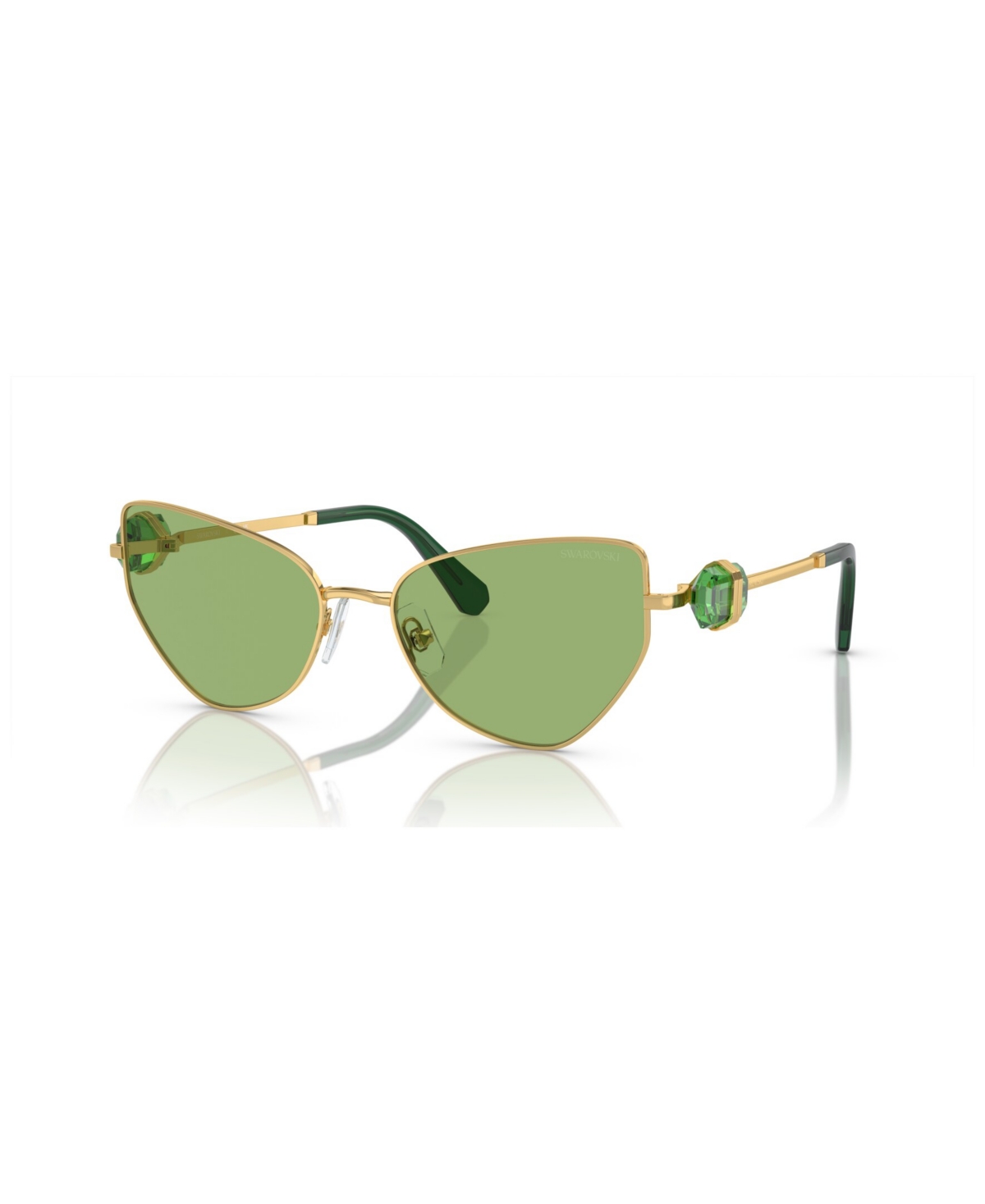 Swarovski Women's Sunglasses Sk7003 In Gold,green