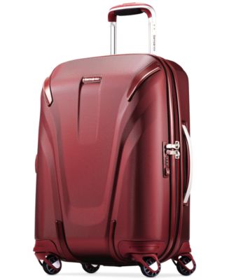 CLOSEOUT 60 OFF Samsonite Silhouette Sphere 2 Hardside 22 Carry On Spinner Suitcase Available in Ruby Red Created for Macy s Macy s