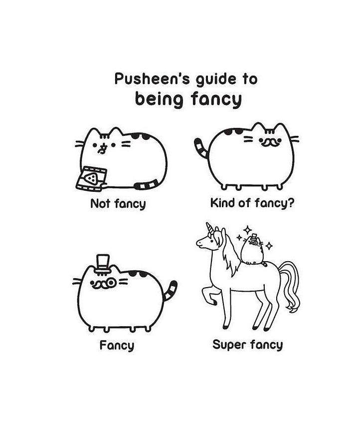 Barnes & Noble Pusheen Coloring Book by Claire Belton - Macy's