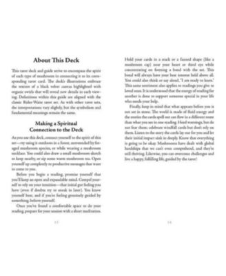 Midnight Magic- A Tarot Deck of Mushrooms by Sara Richard