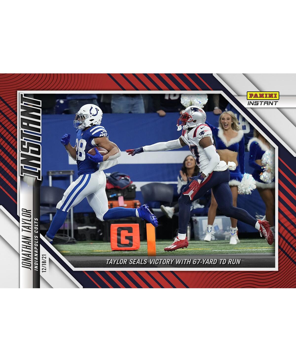 Shop Panini America Jonathan Taylor Indianapolis Colts Parallel  Instant Nfl Week 15 Taylor Seals Victory  In Multi