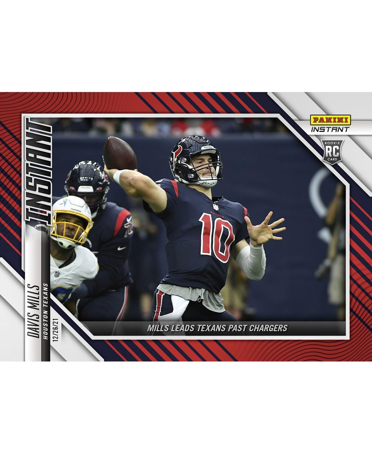 Panini America Davis Mills Houston Texans Parallel  Instant Nfl Week 16 Mills Leads Texans Past Charg In Multi