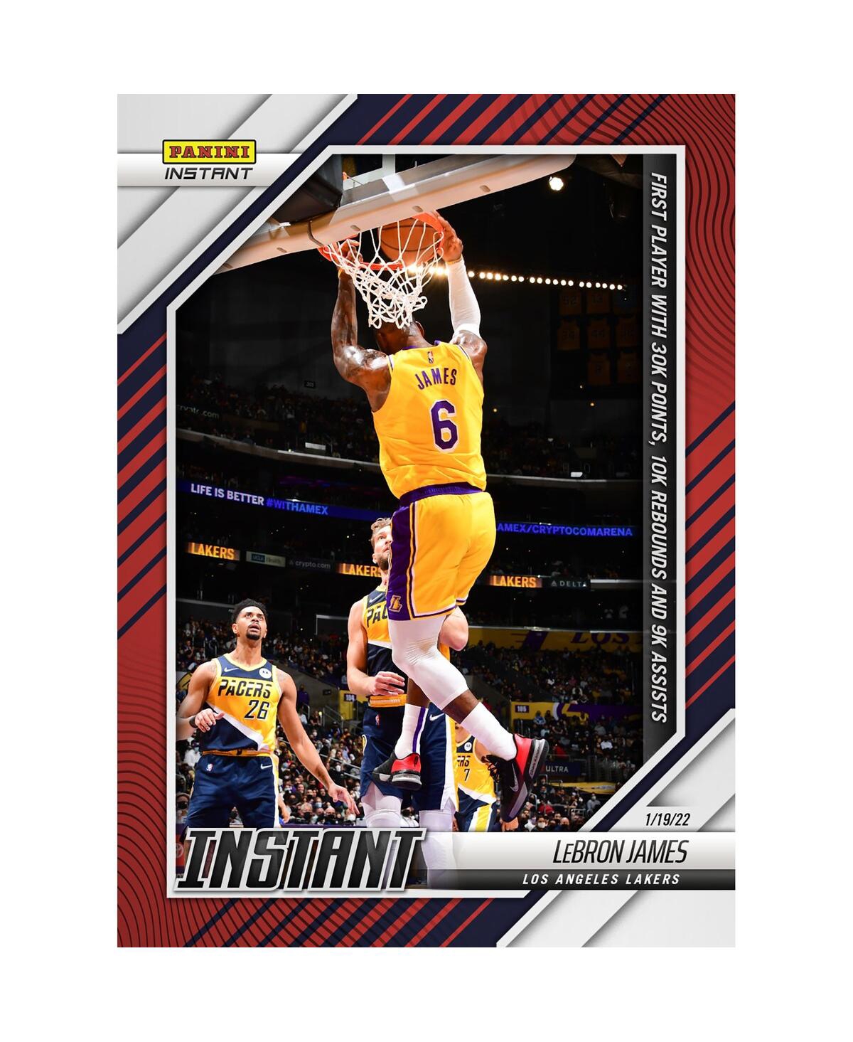 Panini America Lebron James Los Angeles Lakers Parallel  Instant First Player In Nba History With 30k In Multi