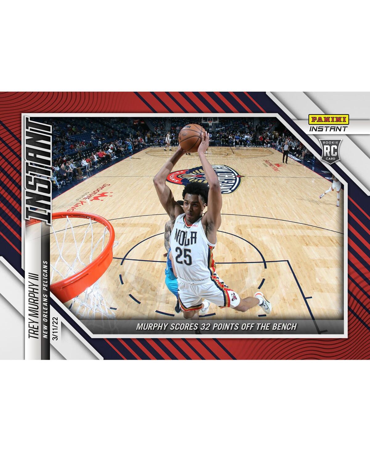 Panini America Trey Murphy Iii New Orleans Pelicans Parallel  Instant Murphy Scores 32 Points Off The In Multi