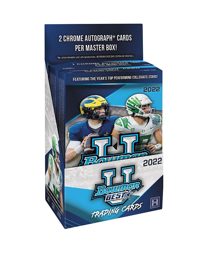 Bowman 2022 Best University Football Factory Sealed Hobby Box Macy's