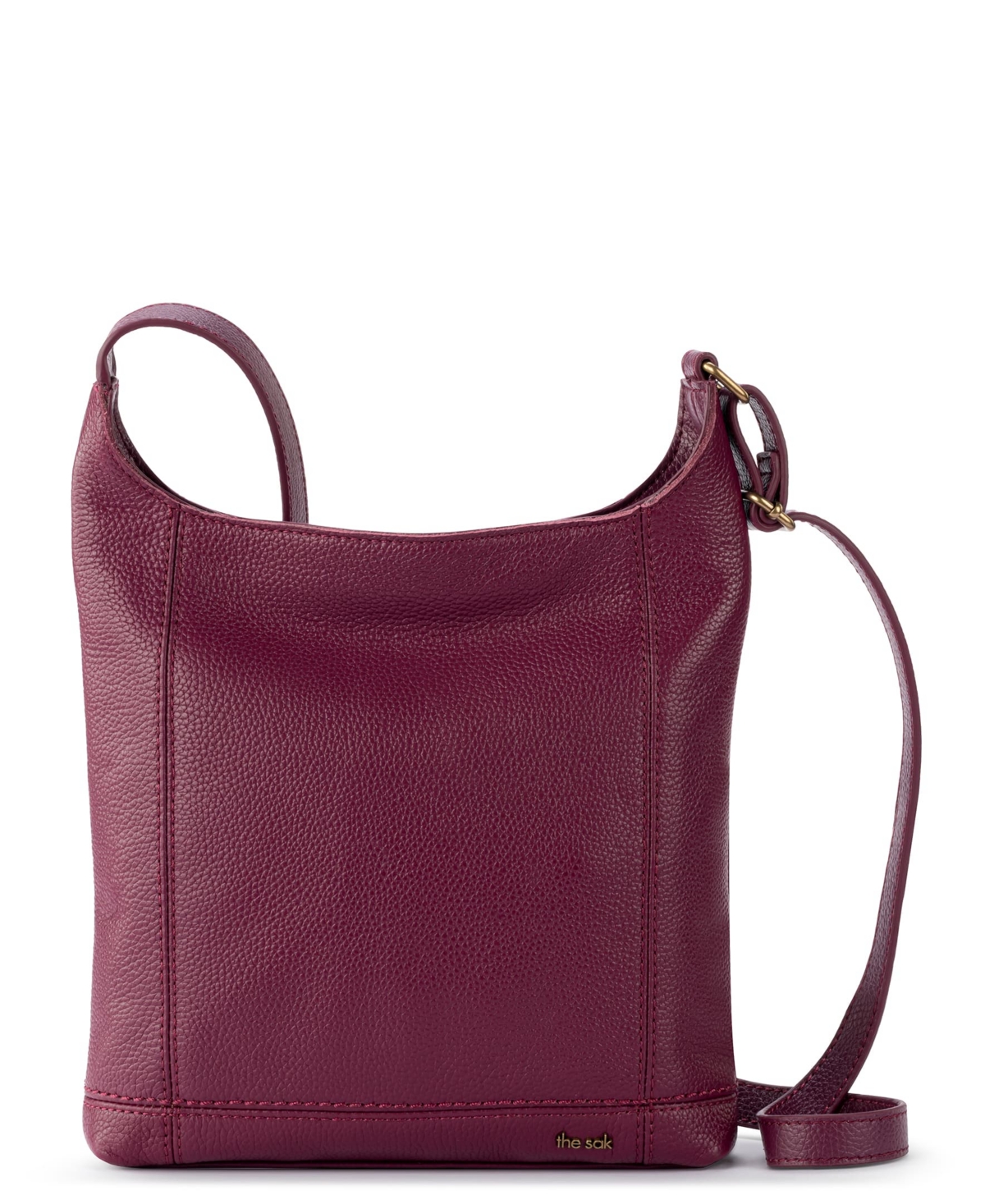 The Sak Women's De Young Small Leather Crossbody In Currant
