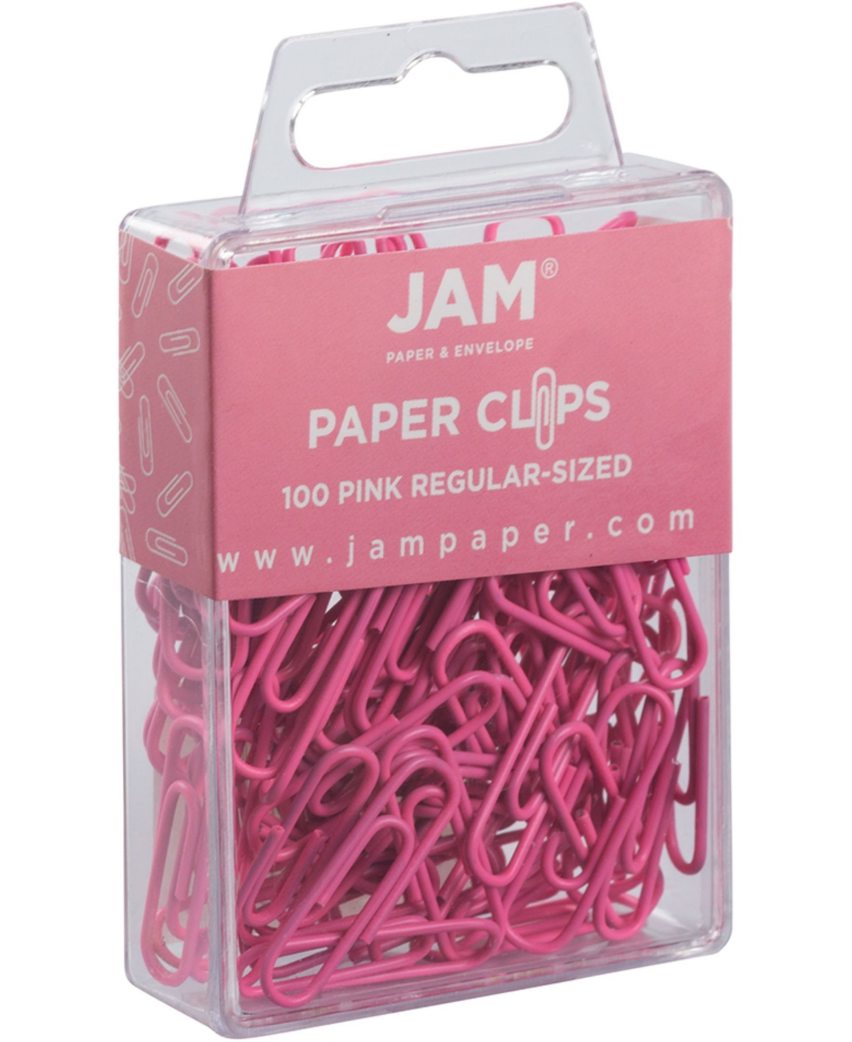 Shop Jam Paper Colorful Standard Paper Clips In Pink