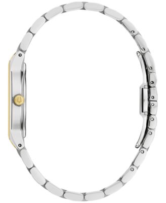 Women's Modern Diamond Accent Two-Tone Stainless Steel Bracelet Watch 30mm