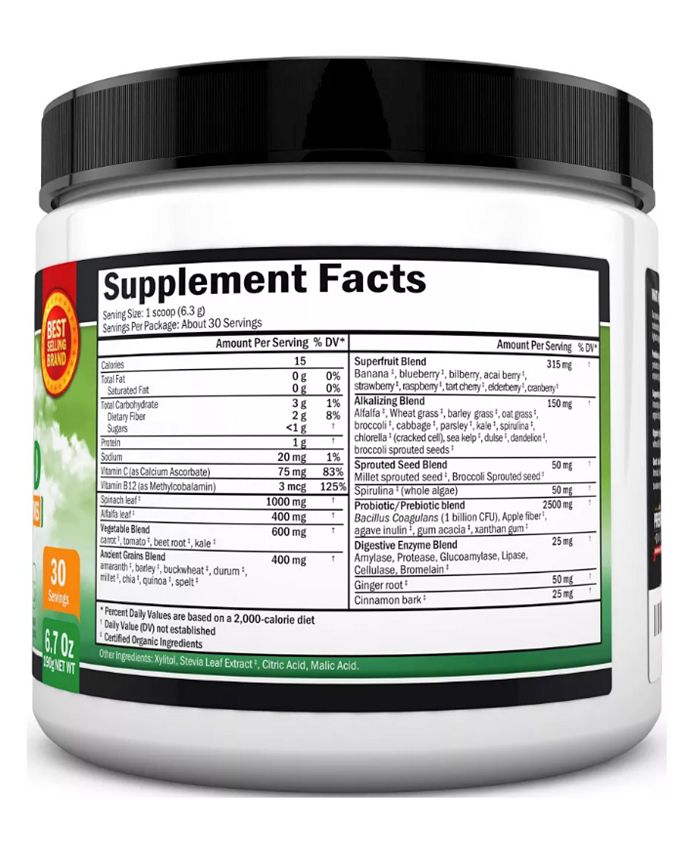 BioSchwartz Super Greens Superfood Powder Greens Powder with