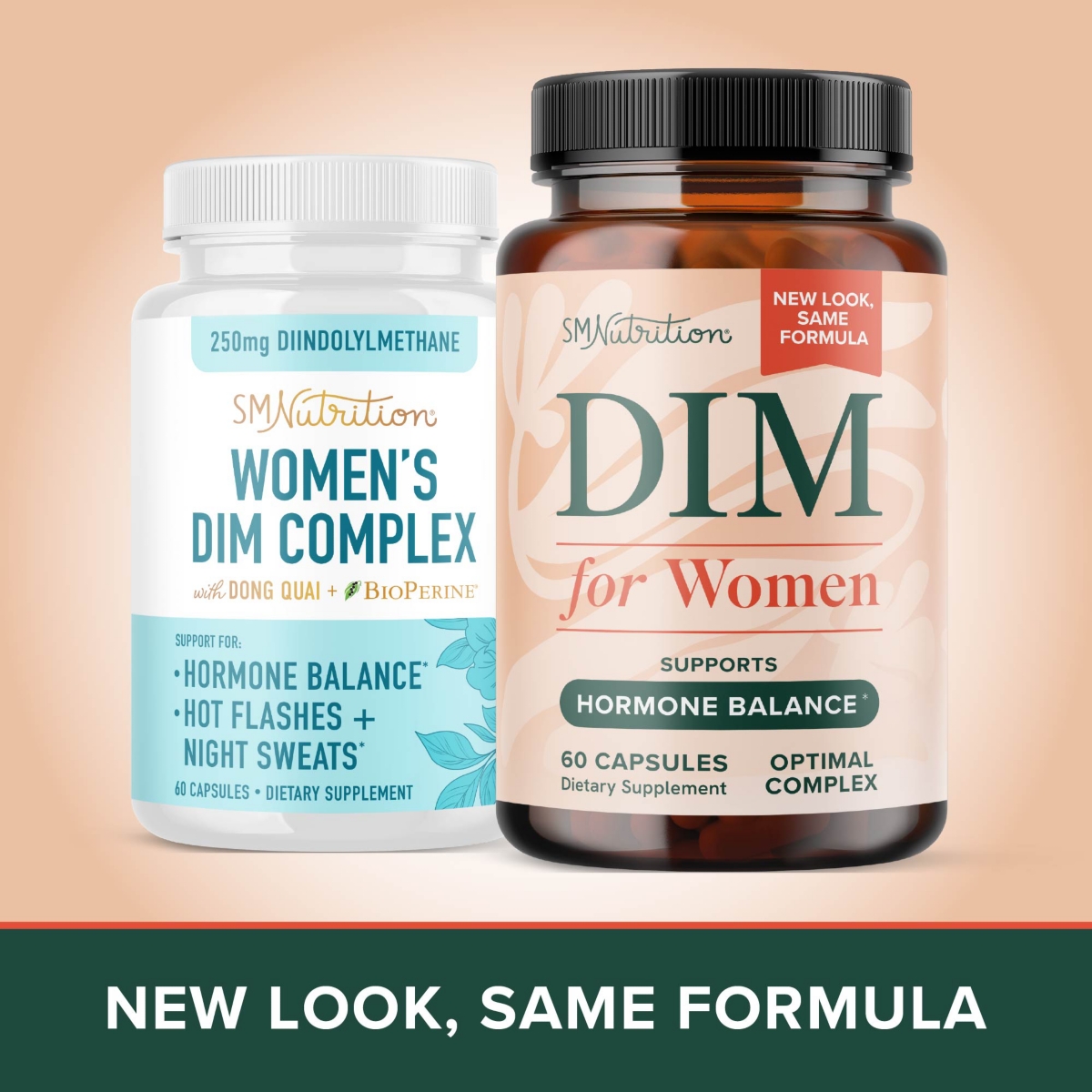 Dim Supplement 250 mg | Estrogen Balance for Women | Hormone Menopause Relief, Hormonal Acne Treatment, Pcos & Estrogen Metabolism Support Supplements