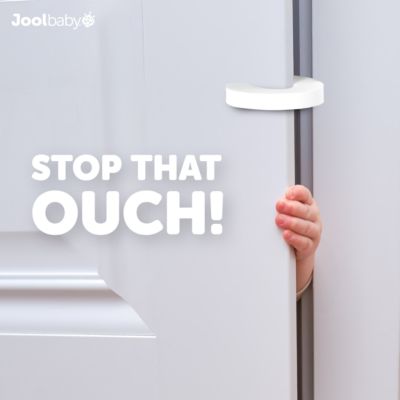 Toddler Jool Door Pinch Guards (6 Pack) – Slam Preventer – Babyproof Doors to Avoid Pinched Fingers & Door Slamming, Keep Pets from Getting Locked In