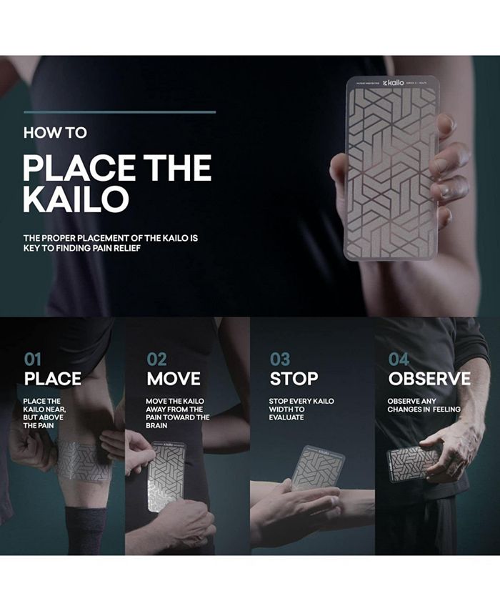 Kailo Patch Kit For Neck, Knee, & Other Pain Relief Muscle Pain