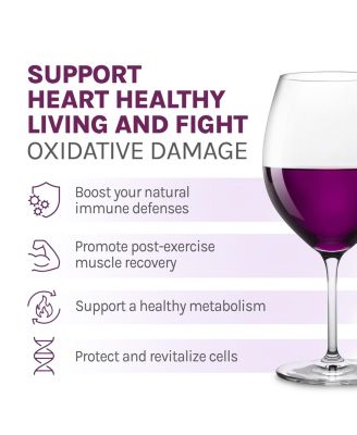 Resveratrol 500 mg, Antioxidant Supplement for Heart and Cellular Health, Supports Healthy Aging, Paleo, Keto, 60 Capsules