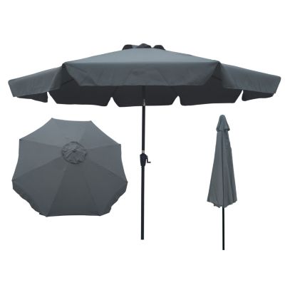 Streamdale 10' Patio Umbrella, 8 Ribs, Tilt & Crank, No Base