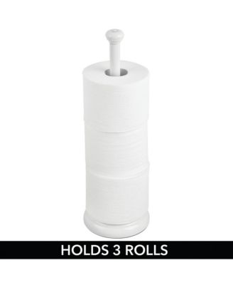 MDesign Decorative Free-Standing Metal Wire Toilet Tissue A Must