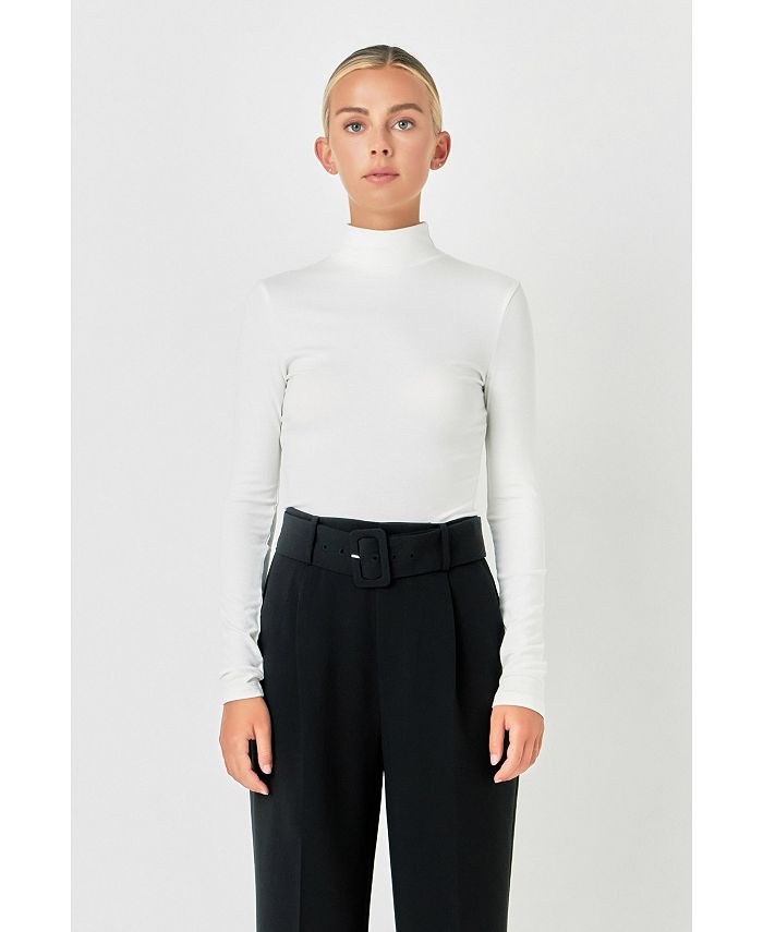 endless rose Women's Mock Neck Top Macy's