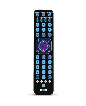 RCA Universal Remote Control Rechargeable - Black - Macy's