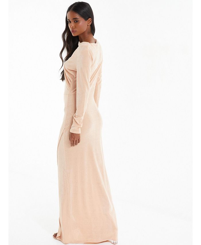 Long sleeve maxi dress macys discount