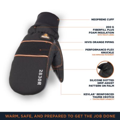 Men's PolarForce Mitt - Extreme Cold Weather Insulated Mittens, Waterproof, Windproof, Thermal Protection