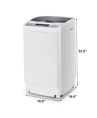 Portable Compact Washing Machine 1.34 Cu.ft Spin Washer