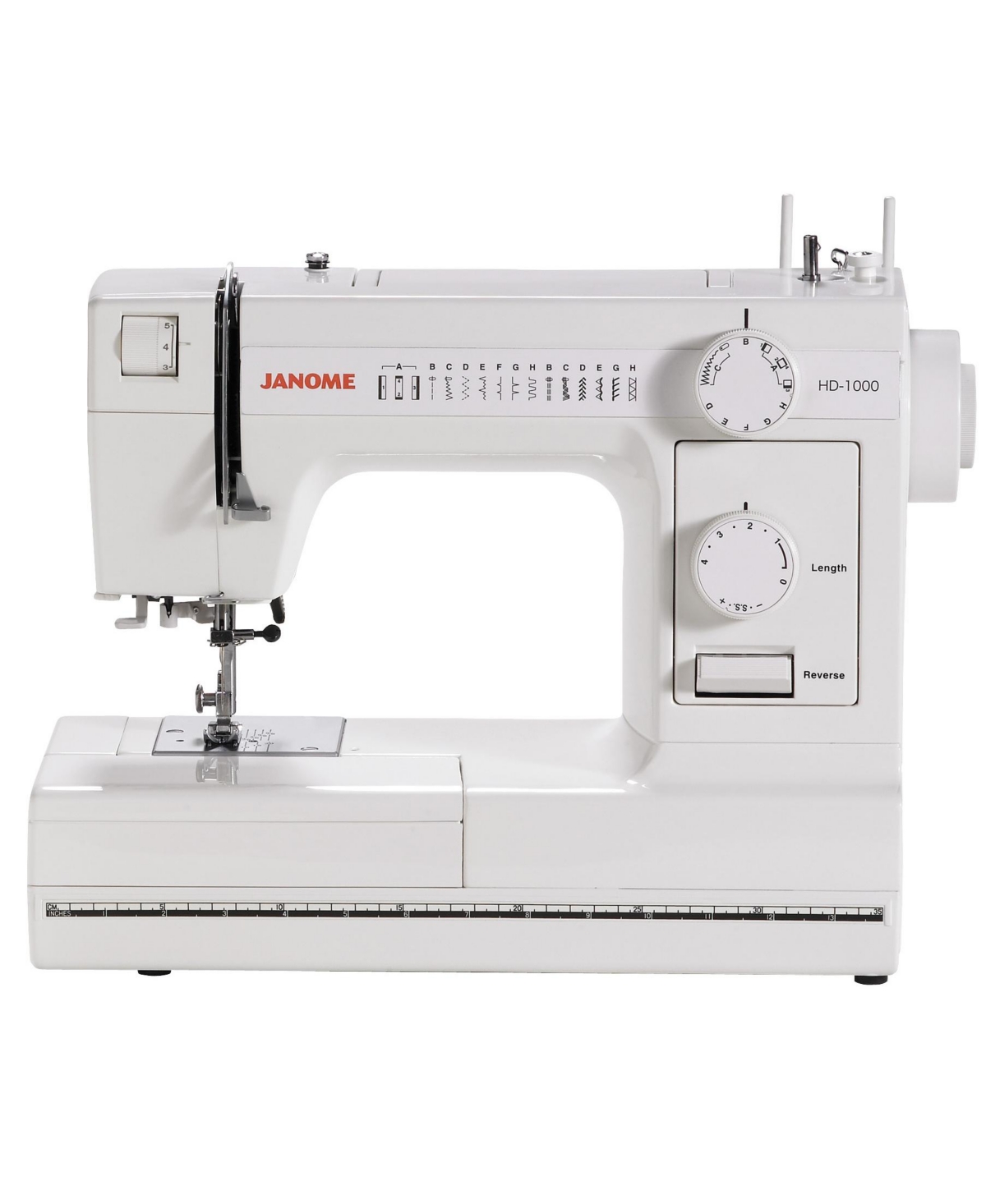 HD1000 Heavy Duty Mechanical Sewing Machine - White
