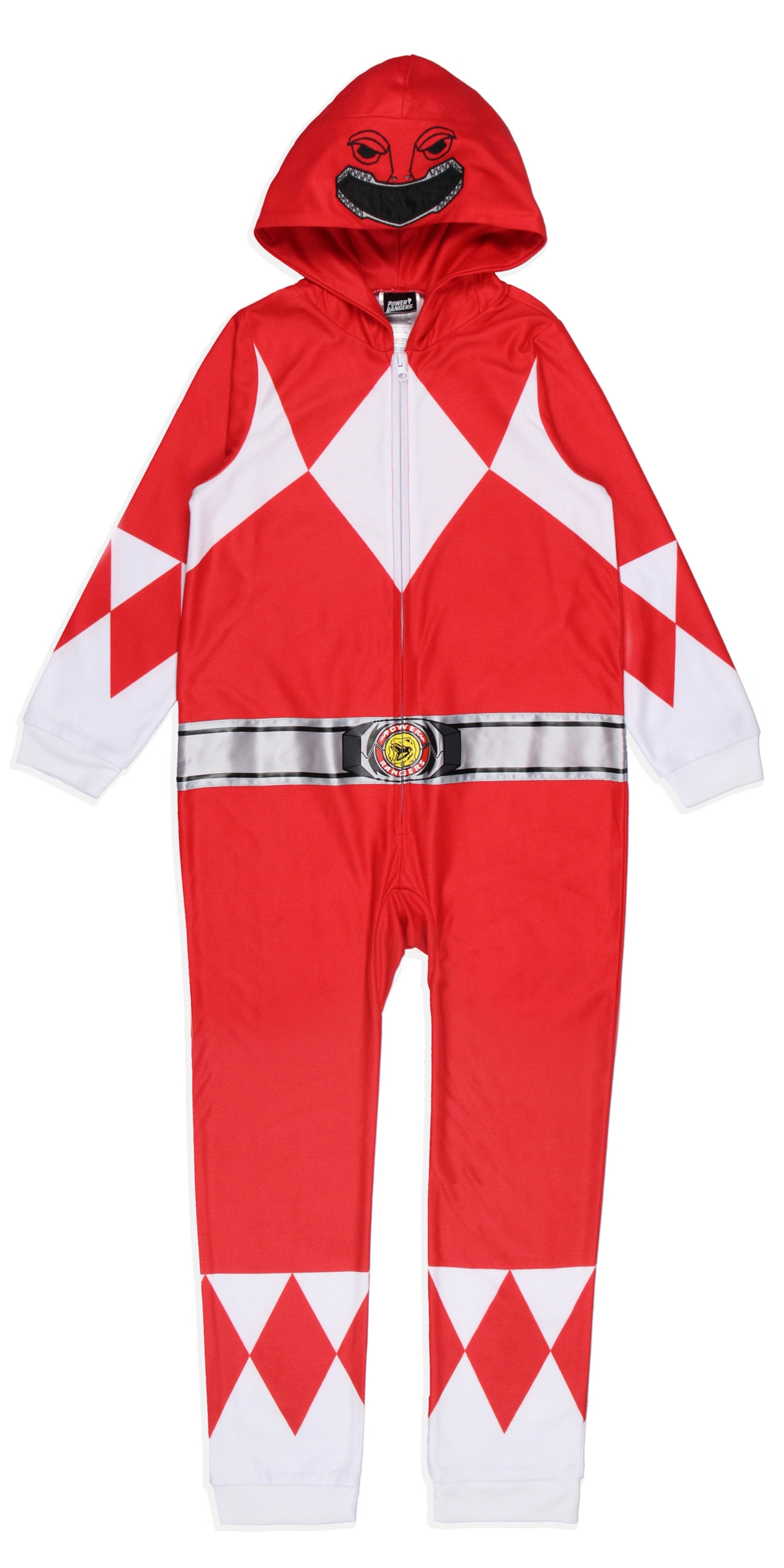 Power Rangers Big Boys All Character Colors Union Suit Costume Sleep Pajama