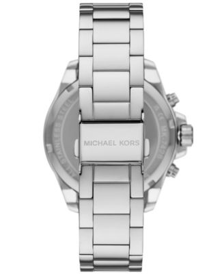 Michael Kors Women's Wren Chronograph Silver-Tone Stainless Michael Kors Women's Wren Chronograph Silver-Tone Stainless