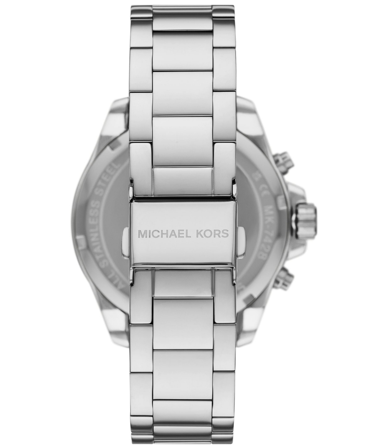 Michael Kors Women's Wren Chronograph Silver-Tone Stainless Steel Watch 42mm - Silver-Tone