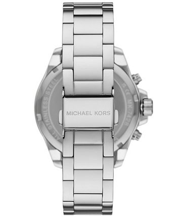 Michael Kors Women's Wren Chronograph Silver-Tone Stainless Steel