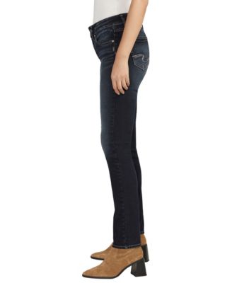 Women's Suki Mid Rise Curvy Fit Straight Leg Jeans