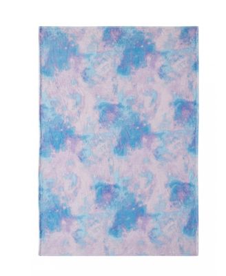 Tie Dyed Pink & Blue Ultra Soft & Plush Oversized Throw Blanket - 50 in. W x 70 in. L