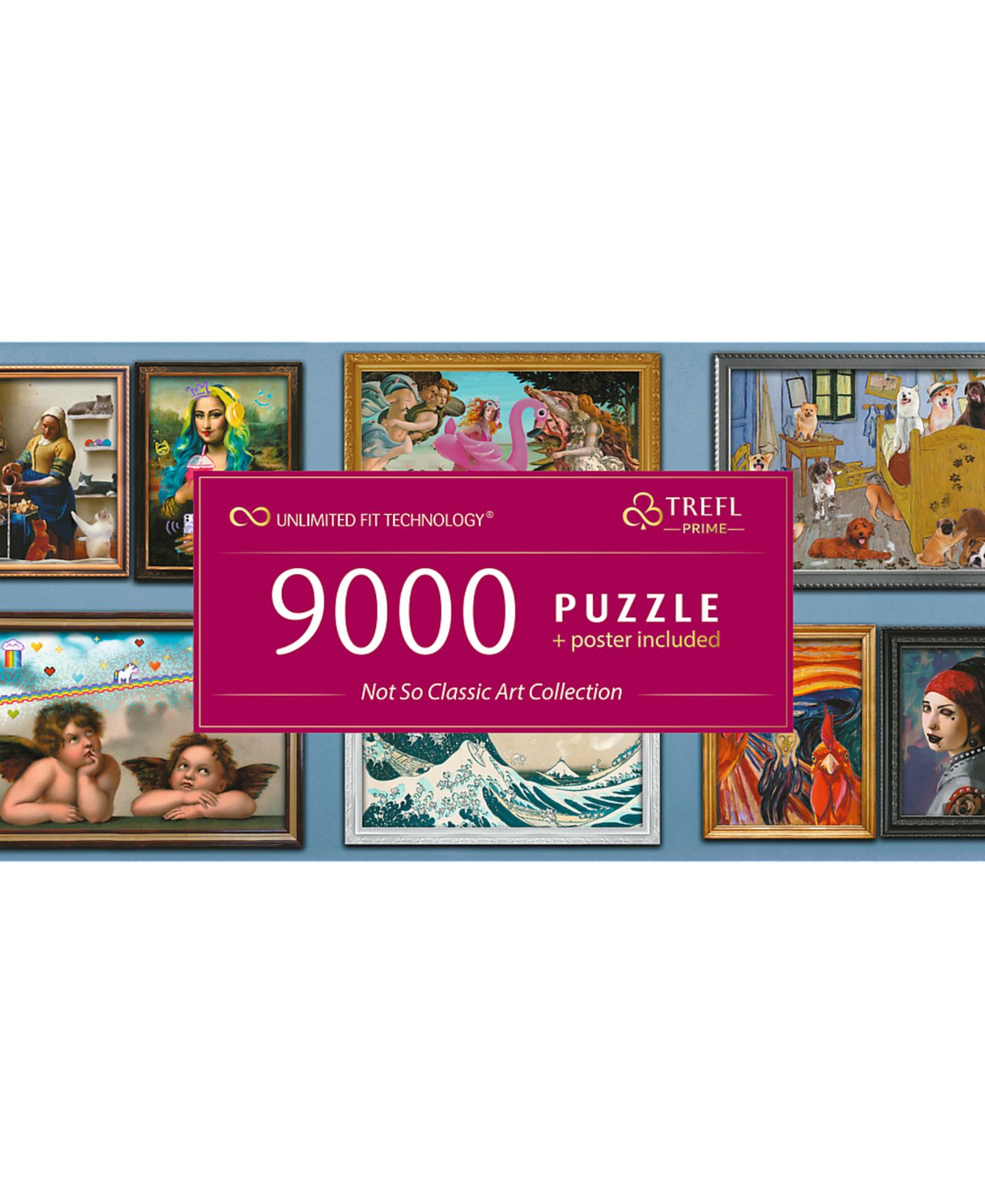 Детский пазл Trefl Not So Classic Art Collection Unlimited Fit Technology 9000-Piece Puzzle, Ages 12+, цвет: Разноцветный — фото 2