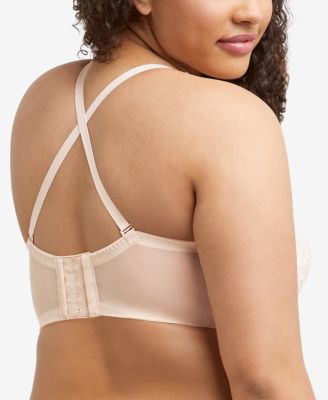 Women's Pure Comfort Lace & Mesh Longline Wireless Bralette DM1188