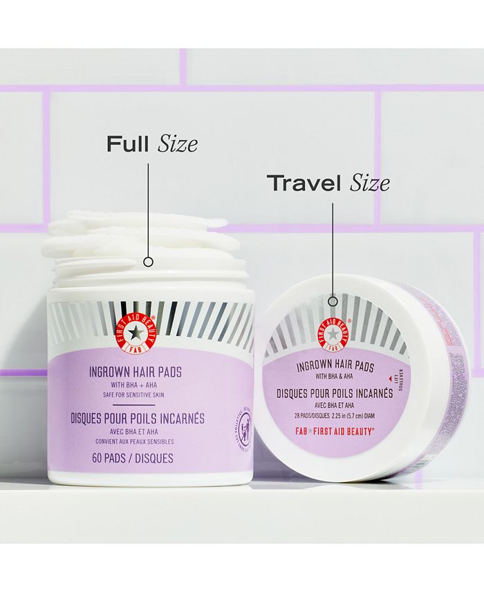 First Aid Beauty Ingrown Hair Pads With BHA & AHA, 28 Pads Macy's