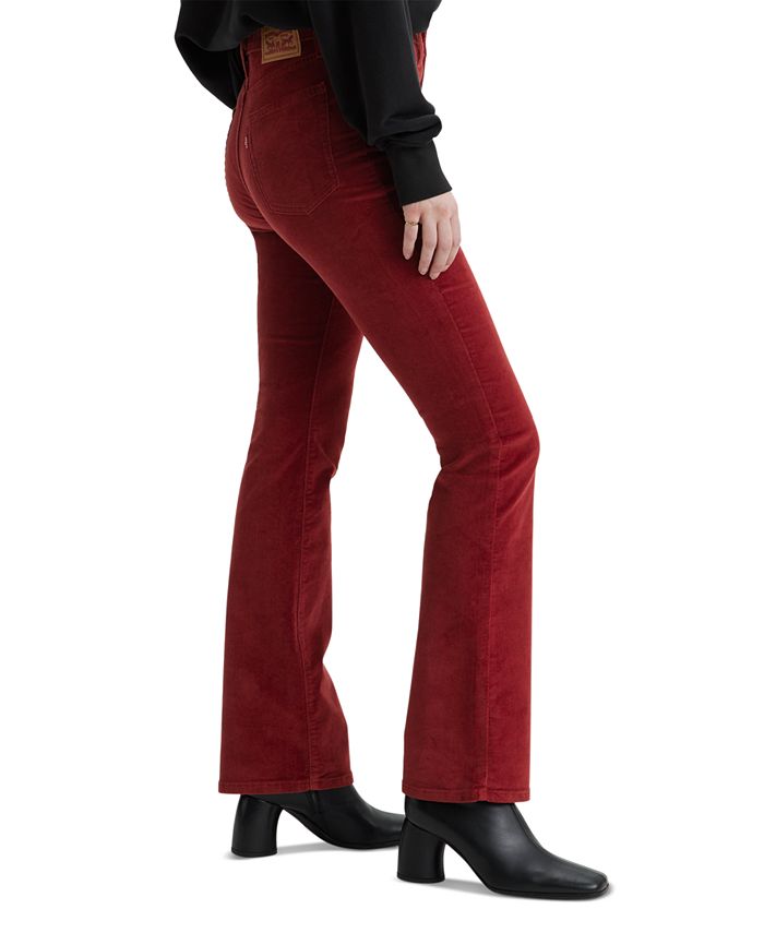 Levi's 725 High-Waist Corduroy Classic Stretch Bootcut Jeans - Macy's