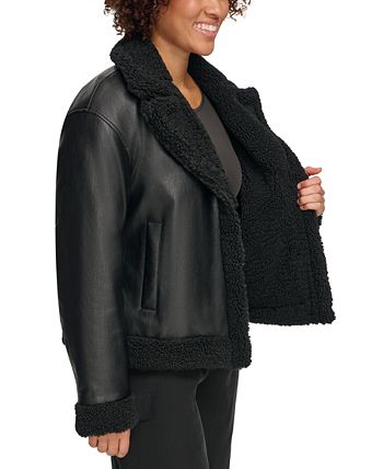 Levi's women's clearance leather moto jacket