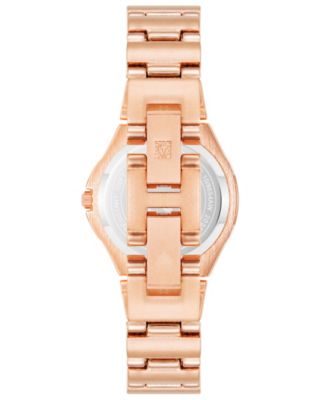 Women's Quartz Rose Gold-Tone Alloy Bracelet Watch, 29mm