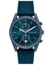Navy blue michael kors watch shop