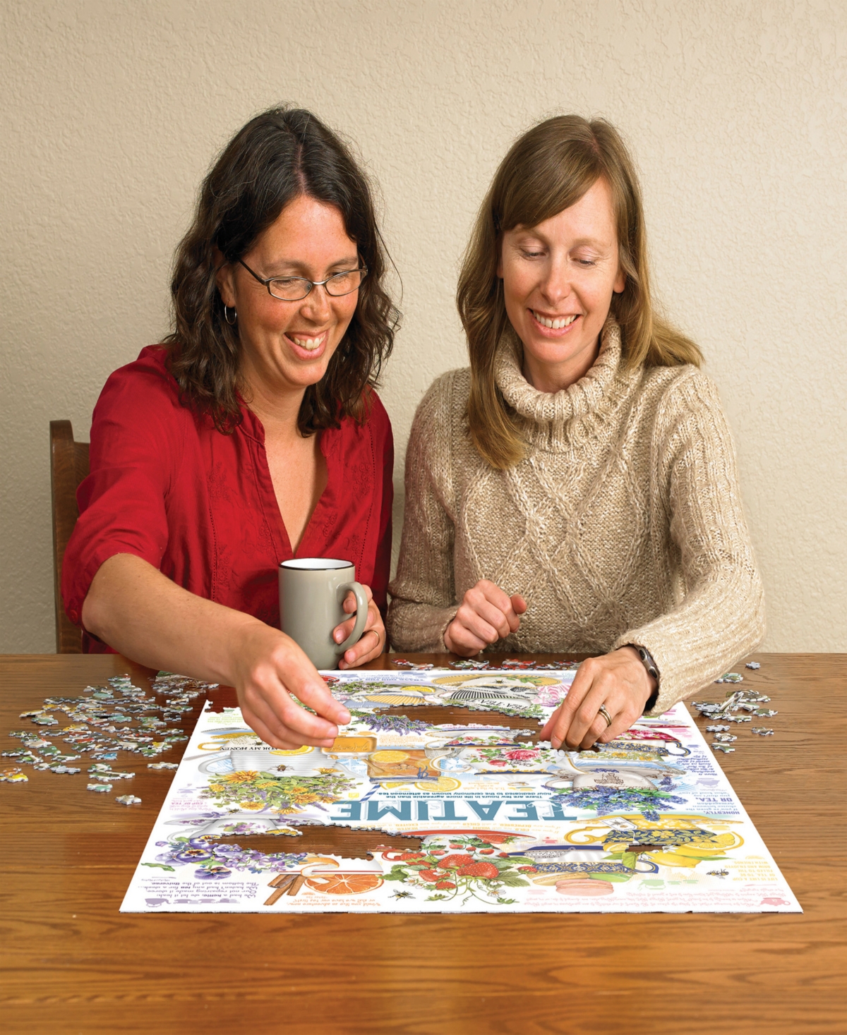 Shop Cobble Hill - Tea Time Puzzle In Multi