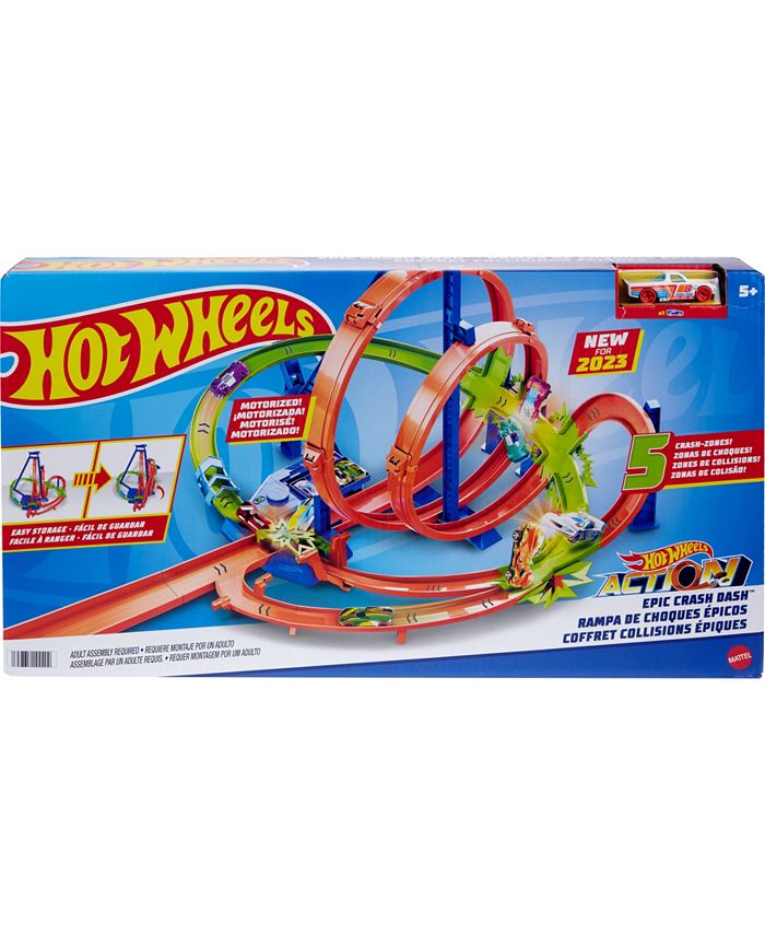 Hot Wheels Action Epic Crash Dash Track Set Macy's