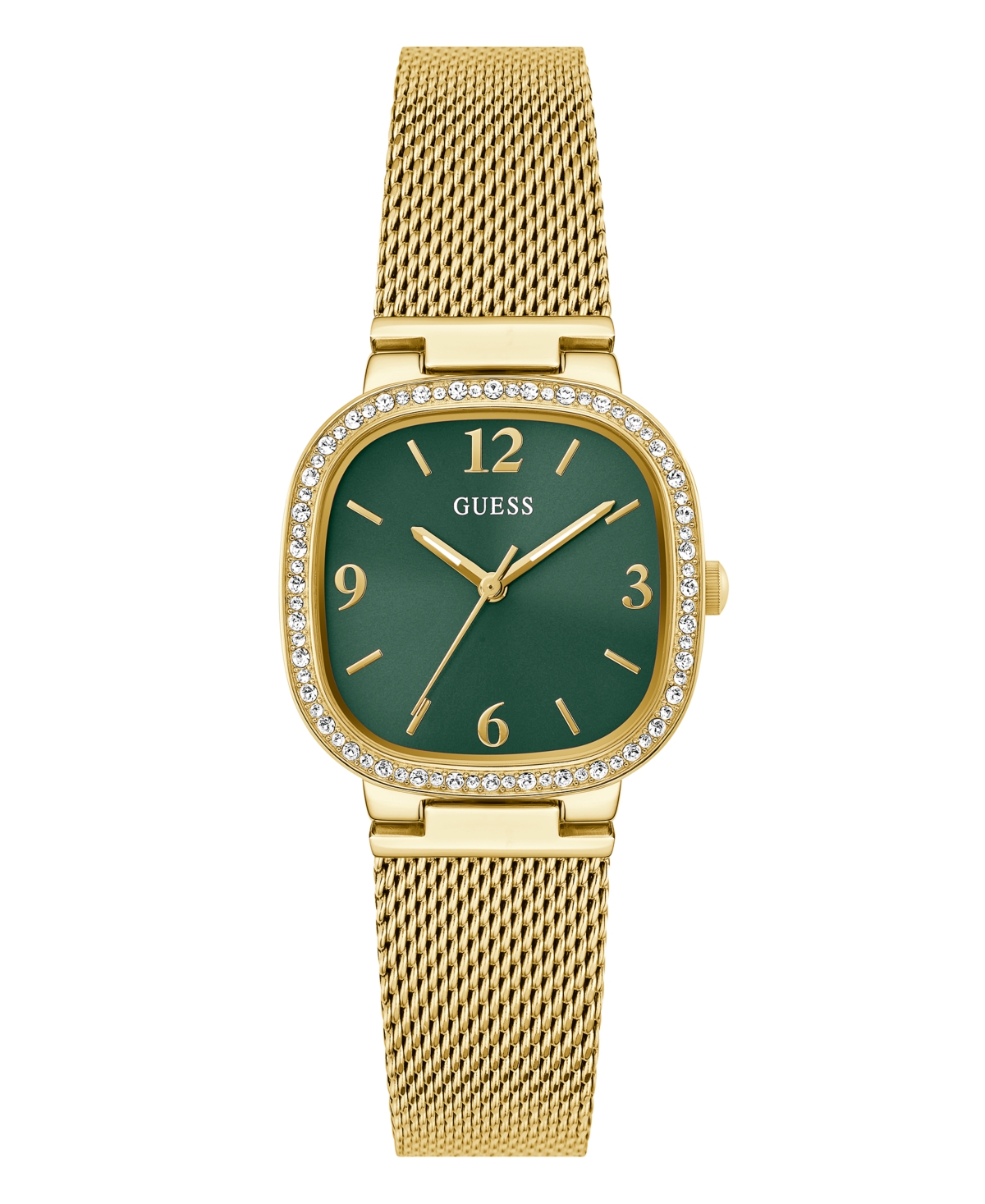 Guess Women's Analog Gold-tone Stainless Steel And Mesh Watch 32mm
