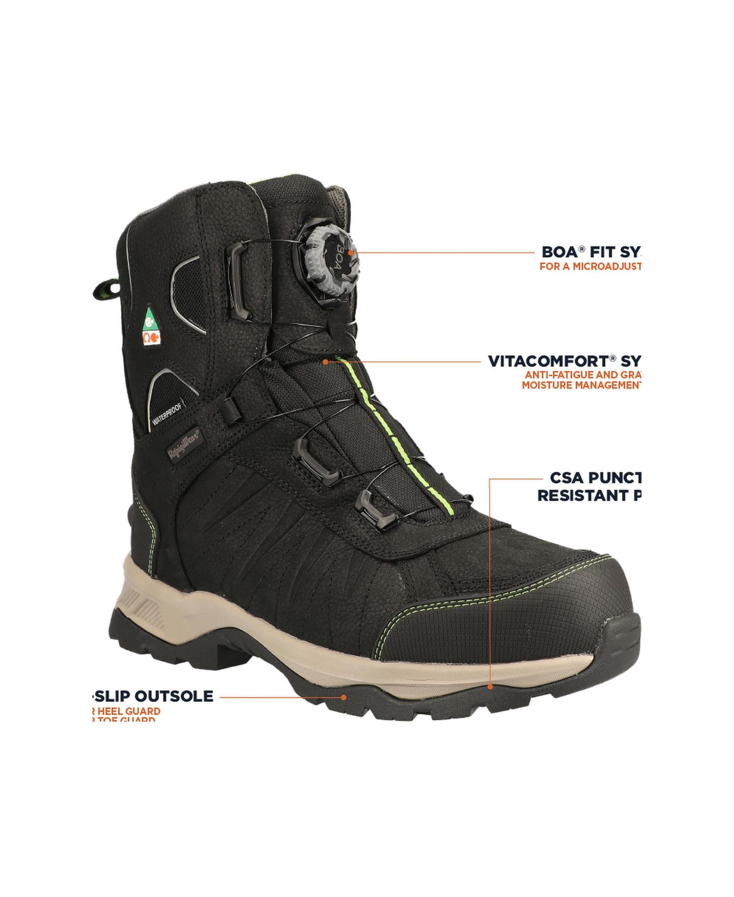 Мужские ботинки RefrigiWear Extreme Freezer Boot, цвет: Чёрный — фото 61
