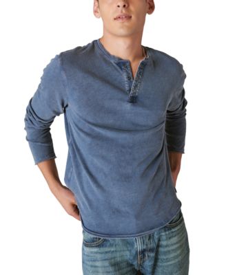 Lucky Brand T-shirt Maniche Lunghe Henley In Tencel – Uomo - 4