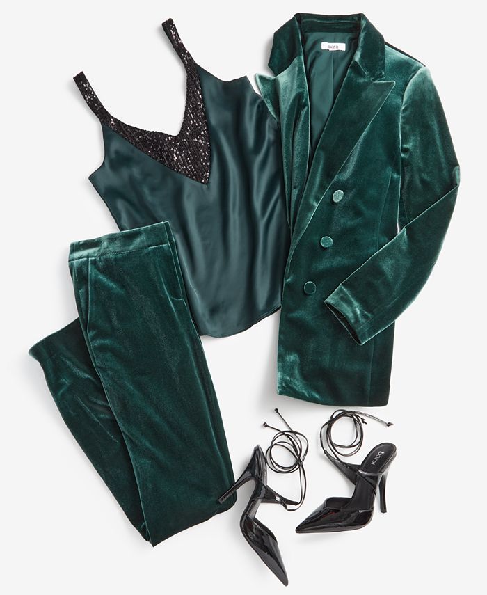 Womens velvet blazer at macy's online