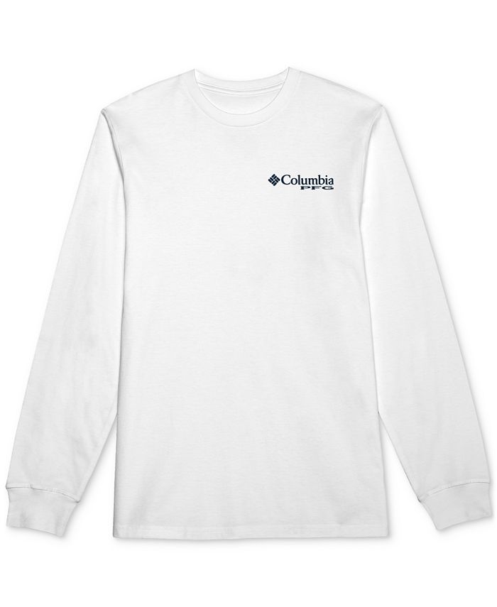 Columbia Men's Trifecta Pfg Long-Sleeve Logo Graphic T-Shirt