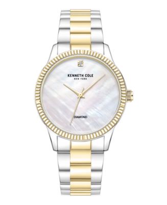 Kenneth Cole New York Two-Tone Crystal Accent Date Window Women’s Watch - Runs! Kenneth Cole New York Women main image 2