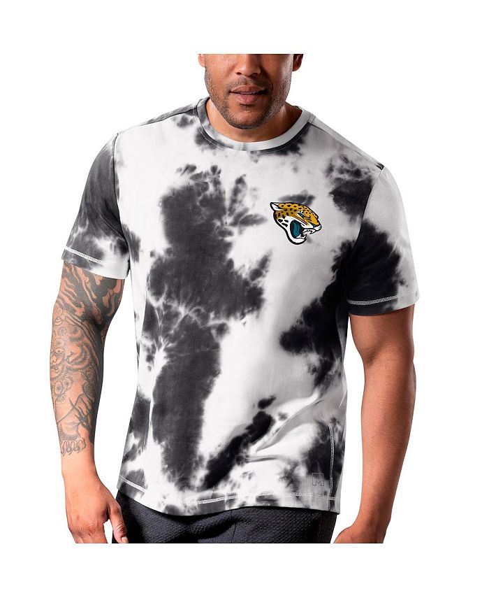 Msx By Michael Strahan Mens Black Jacksonville Jaguars Freestyle Tie Dye T Shirt Macys 