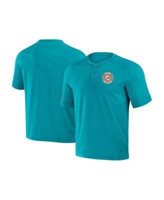 Men's Mitchell & Ness Aqua Miami Dolphins Jumbotron 3.0 T-Shirt Size: Large